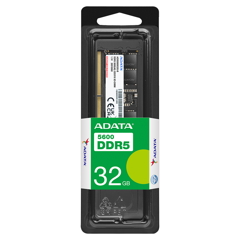 ADATA Desktop Ram 32GB 5600MHz DDR5 (1x32GB) ADATA Desktop Ram 32GB 5600MHz DDR5 (1x32GB)